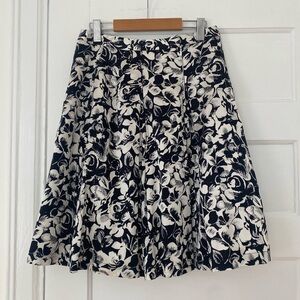 St John Couture silk floral skirt